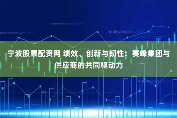 宁波股票配资网 绩效、创新与韧性：赛峰集团与供应商的共同驱动力